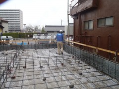 パンダ住宅・中津川市モデルハウス建設工事の様子2